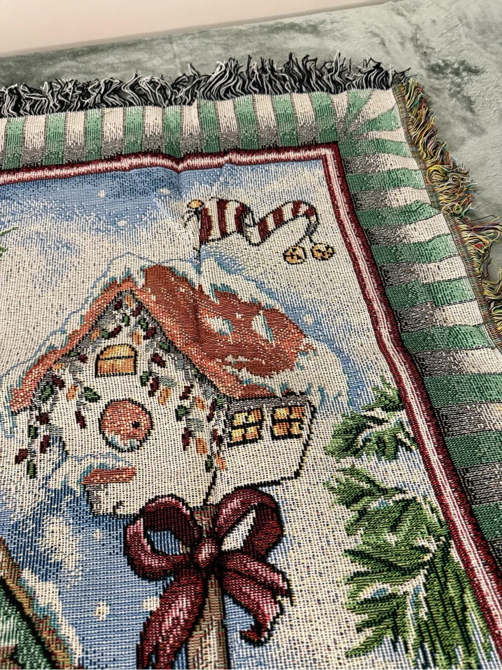 There’s Snow Place Like Home 50” X 60” Winter Themed Tapestry Throw
